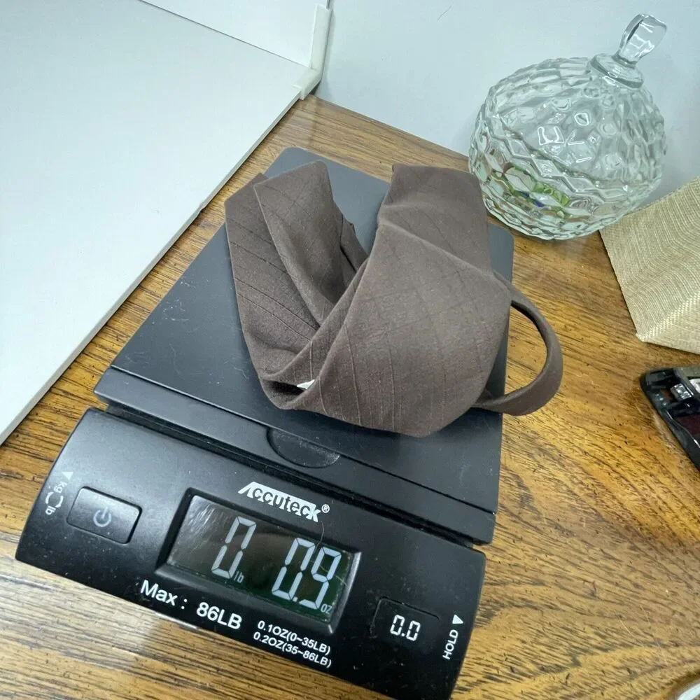 Vintage Tie Craft Texturized Polyester‎ Necktie Brown Slim Classic